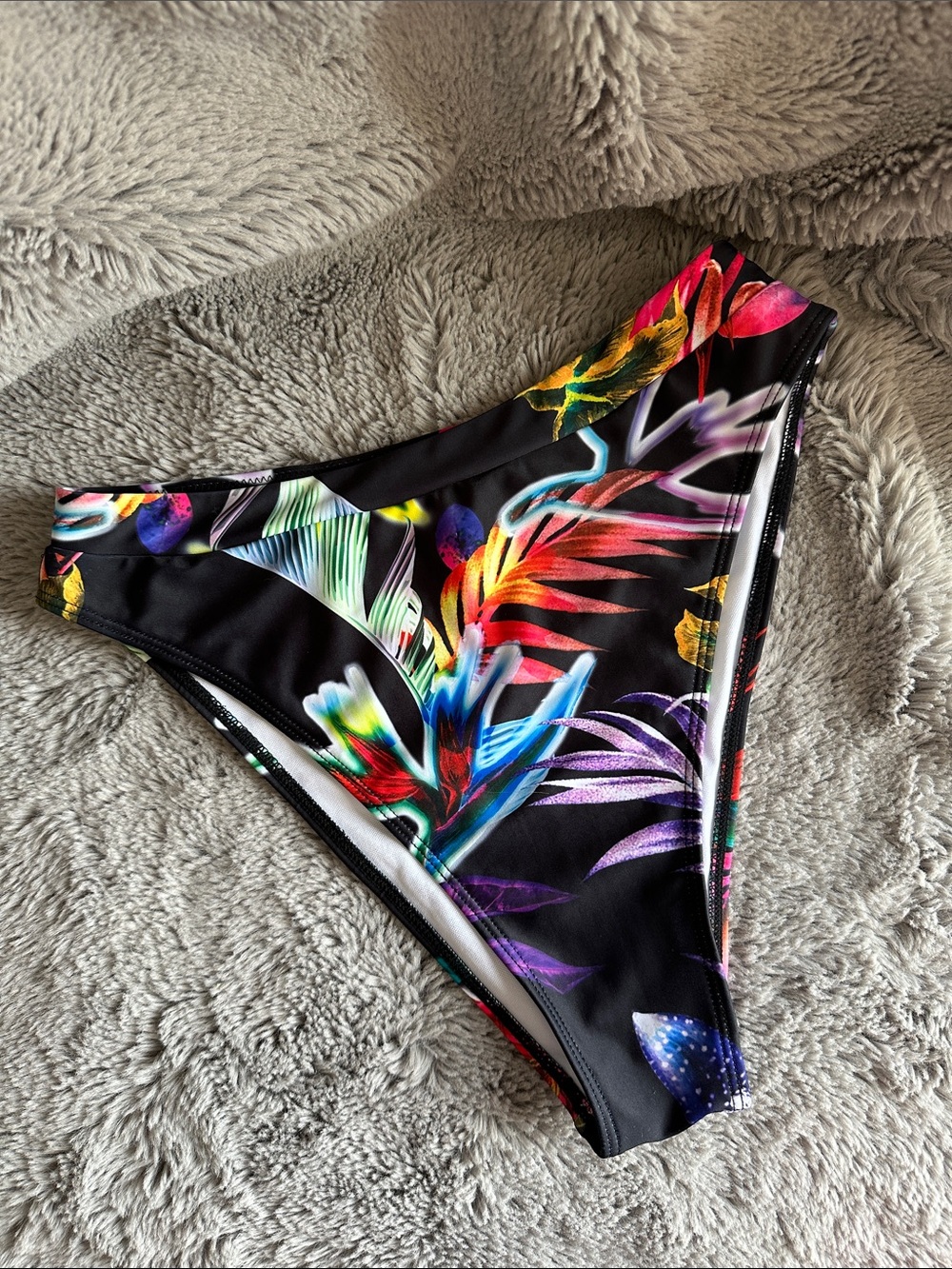 Tropical Print Bikini Bottoms